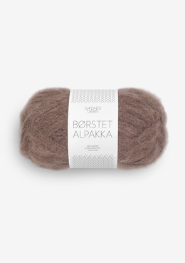 GarnBørstet Alpakka 3161 Agern