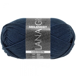 Strømpegarn Meilenweit Cashmere 009 Natteblå