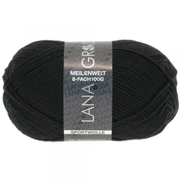 8-trådet Uni 558 Sort