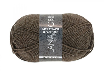 8-trådet Uni 9612 Mørkebrun