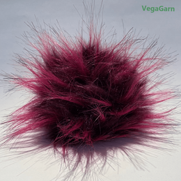 pompon-i-kunstpels-sort-pink-oe15cm