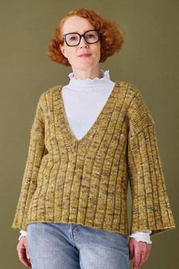 ribsweater-med-v-hals