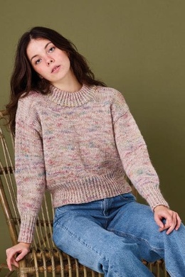 Strikkeopskrift på kort sweater