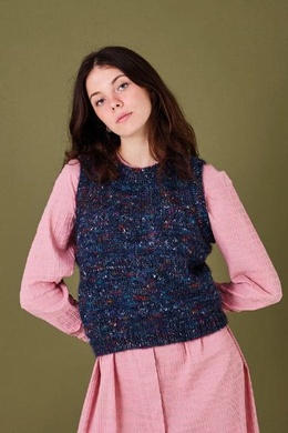 Strikkeopskrift på vest