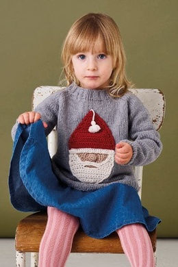 Strikkeopskrift på julebluse