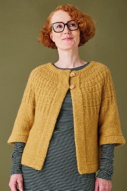 Strikkeopskrift på kortærmet jakke