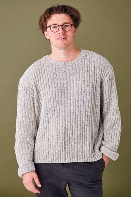 Herrestrik med struktur