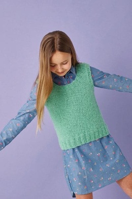 Strikkeopskrift på vest