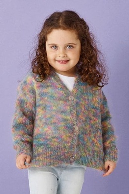 Strikkeopskrift på cardigan til piger