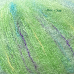 Garn Bella Color by Permin 883167 Grøn/Gul/Bordeaux/Turkis