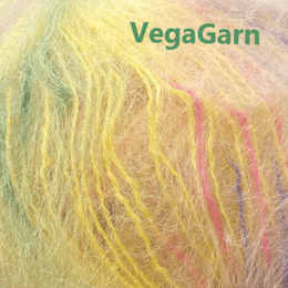 Garn Bella Color by Permin 883169 Gul/Grøn/Pink