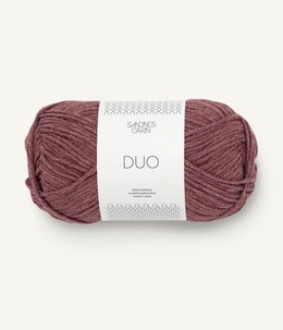 Garn Duo 4344 Mørk Pudderrosa