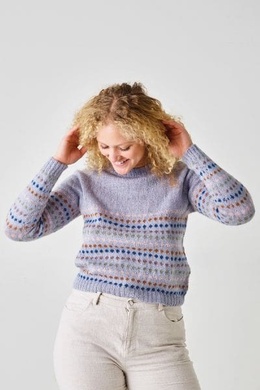 Strikkeopskrift på raglanbluse