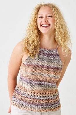 Opskrift på hæklet top