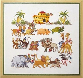 Broderipakke med Noahs ark