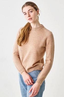 Strikkeopskrift på basisbluse med raglan