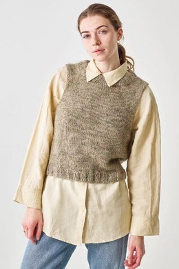 Strikkeopskrift på vest