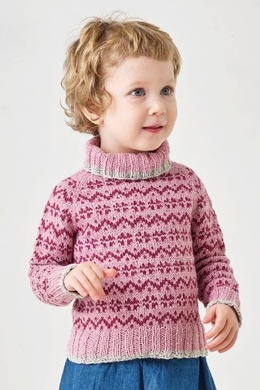 Strikkeopskrift på mønsterstrik til børn