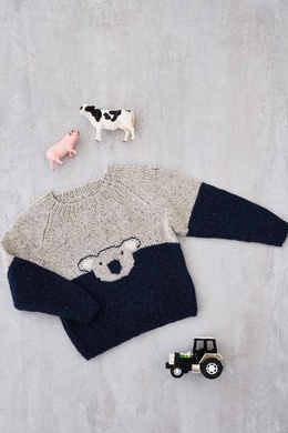 Strikkeopskrift på koala bluse