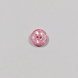 Shiny plastikknap 11 mm Lyserød