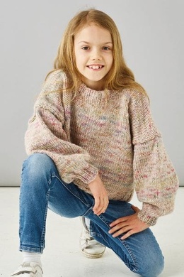 Strikkeopskrift på en bred sweater