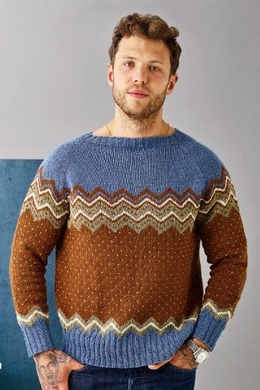 Strikkeopskrift på herresweater