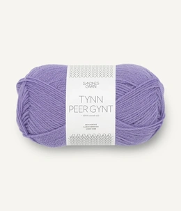 Garn Tynn Peer Gynt 5224 Lys Lilla
