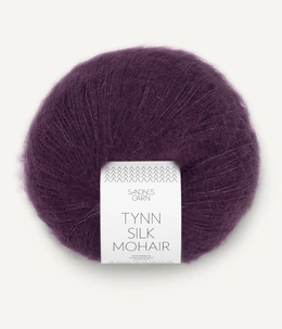 Garn Tynn Silk Mohair 4620 Brombærsaft