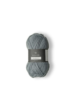 Garn Alpaca 3 farve 42 Lys Gråblå