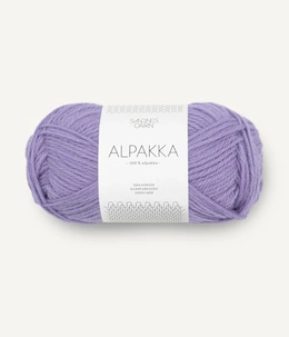 Garn Alpakka 5224 Lys Lilla