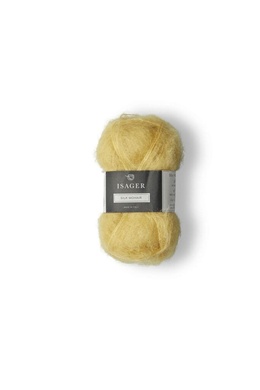 Garn Silk Mohair farve 59 Strågul