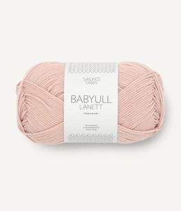 Garn Babyull Lanett 3521 Perlerosa