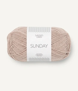 Garn Sunday 2650 Beigemeleret