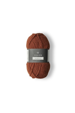 Garn Alpaca 3 farve 33 Rødbrun