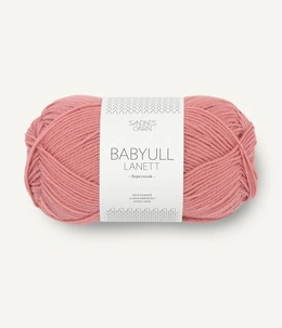 Garn Babyull Lanett 4024 Gammelrosa