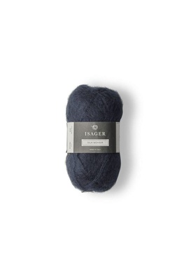 Garn Silk Mohair farve 100 Marineblå