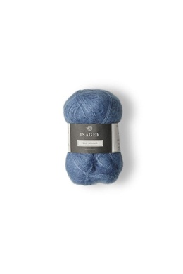 Garn Silk Mohair farve 44 Blå