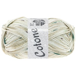 Bomuldsgarn Cotone 418 Råhvid med nister