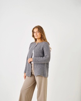 Strikkeopskrift på trøje med snoninger