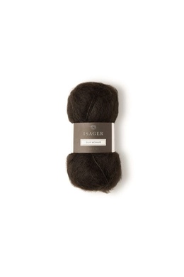 Garn Silk Mohair farve 34 Mørk Brun