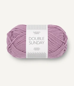 Garn Double Sunday 4632 Rosa Lavendel