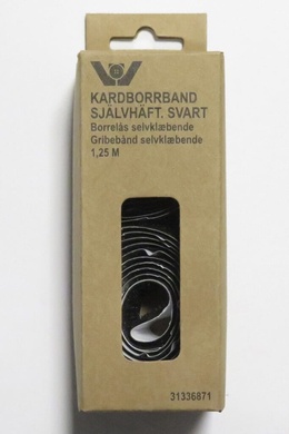 Gribebånd Selvklæbende Sort