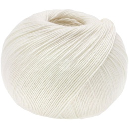 Garn Seta 001 Hvid