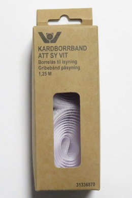 Gribebånd til påsyning 1,25 meter Hvid