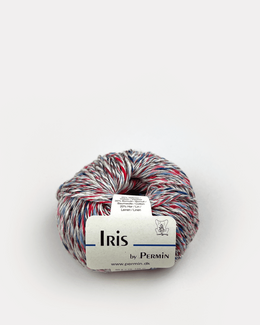 Garn Iris 889609 Rød/Blå