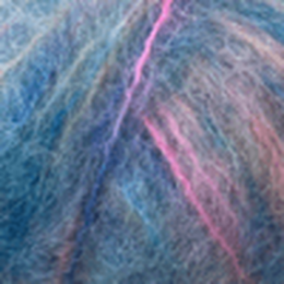 Garn Bella Color by Permin 883178 Turkis/Pink/Lilla