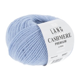 Garn Cashmere Permium 0133 Lyseblå