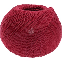 Strømpegarn med silke Seta 011 Mørkerød