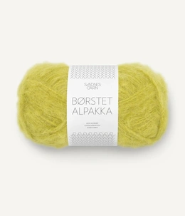 Garn Børstet Alpakka 9825 Sunny Lime