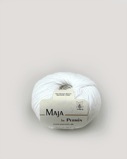 Garn Maja by Permin 880350 Hvid